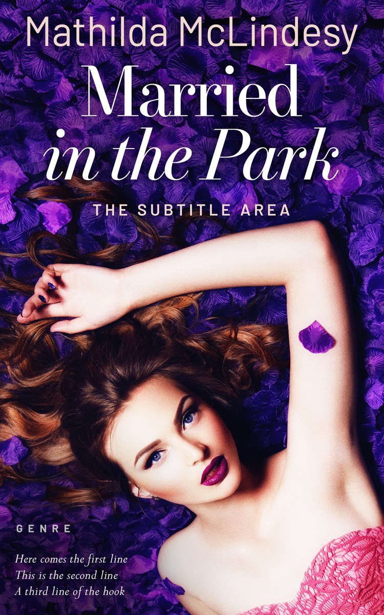 2D view of Premade Romance Book Cover - Cavern Pink