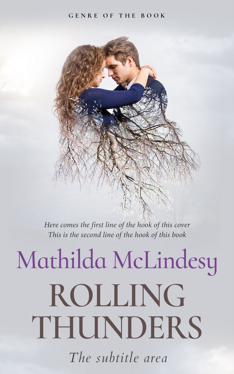 2D view of Premade Romance Book Cover - Mischka
