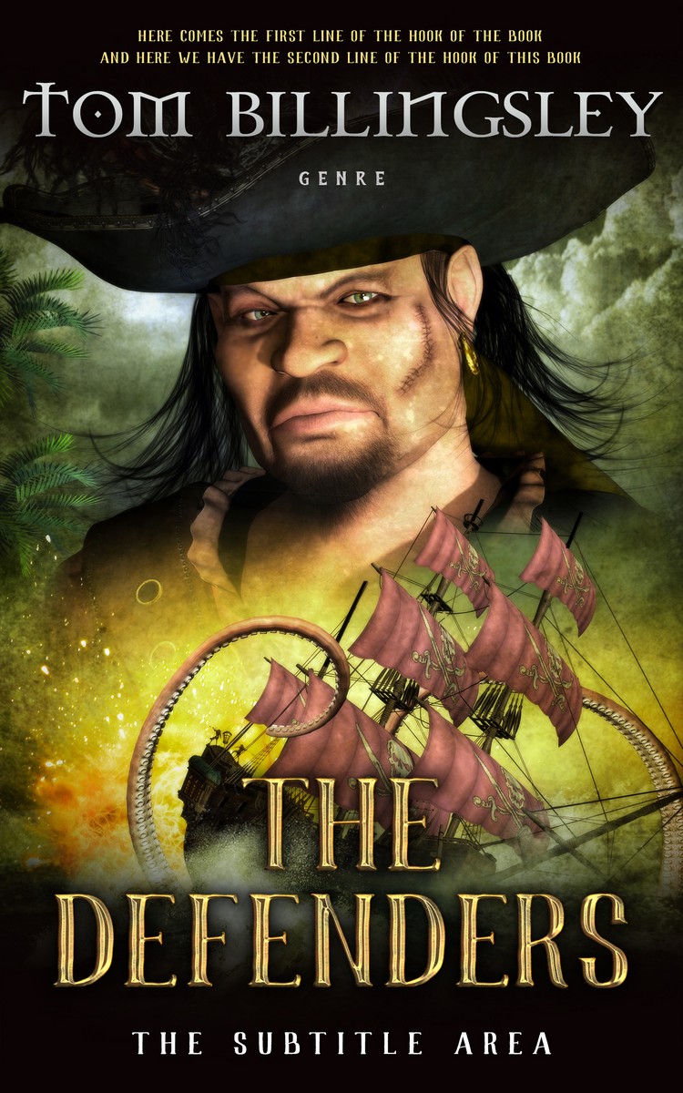 2D view of Premade Fantasy Book Cover - Sundance