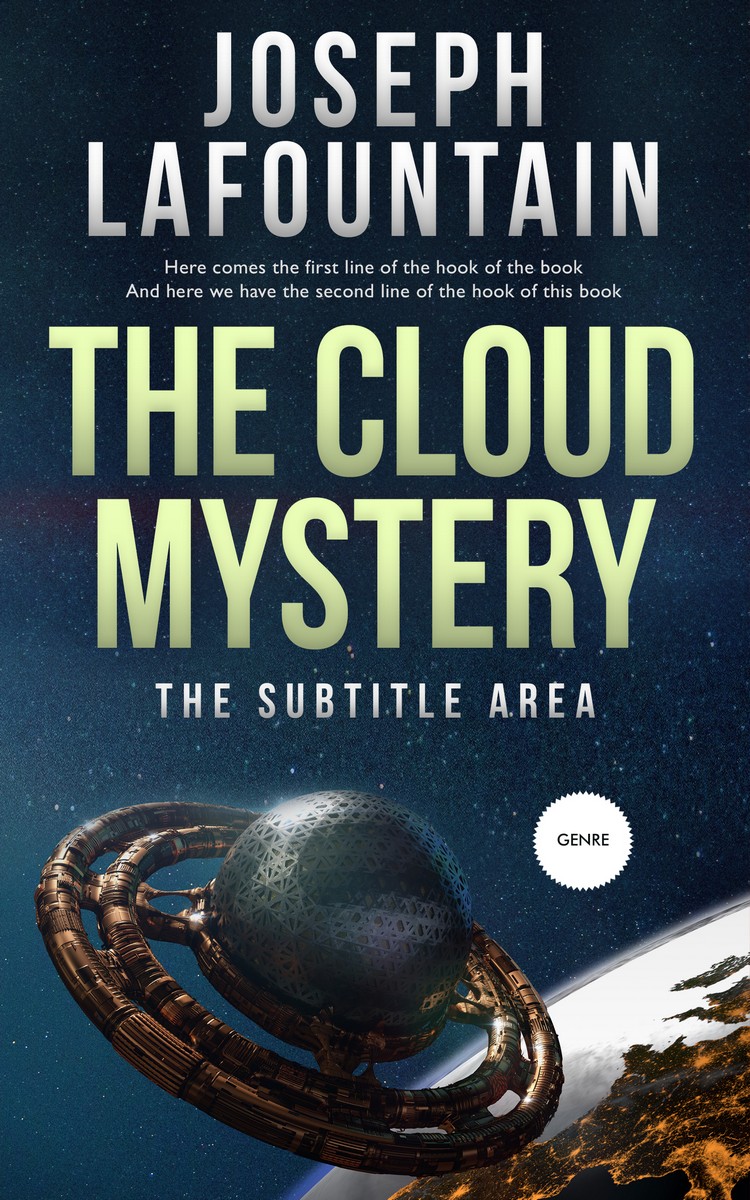 2D view of Premade Science Fiction Book Cover - Mirage