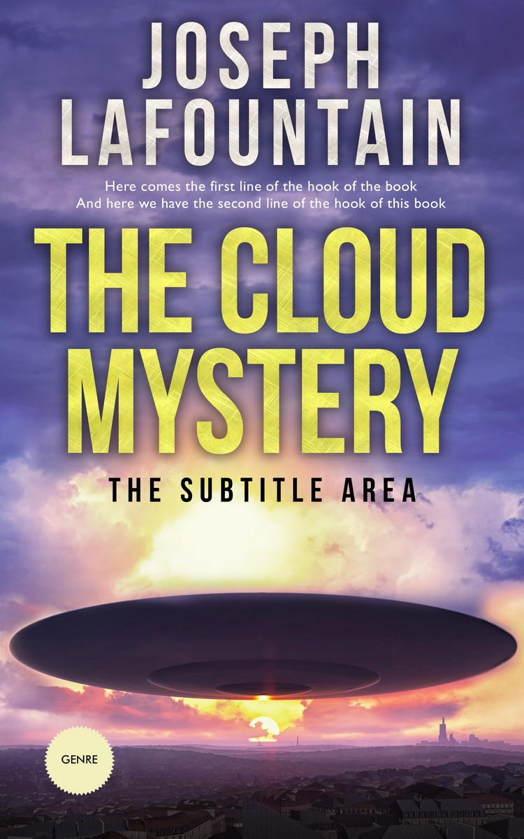 2D view of Premade Science Fiction Book Cover - Smoky