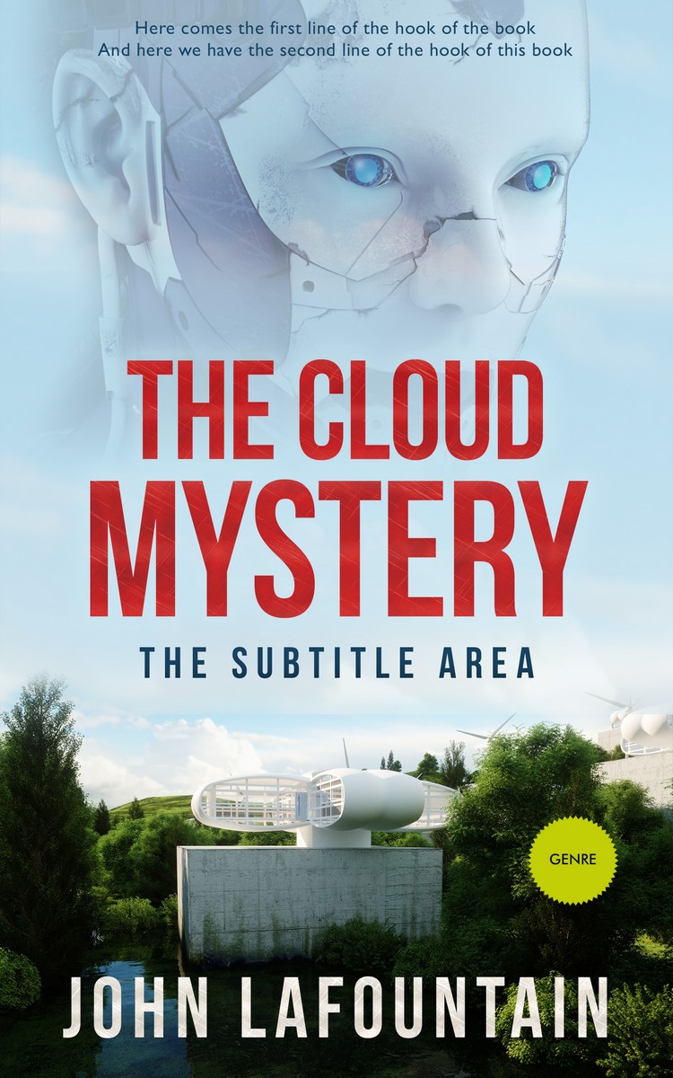 2D view of Premade Science Fiction Book Cover - Ziggurat