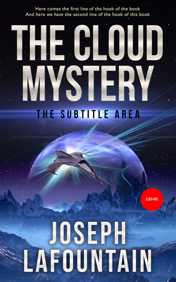 2D view of Premade Science Fiction Book Cover - Mirage