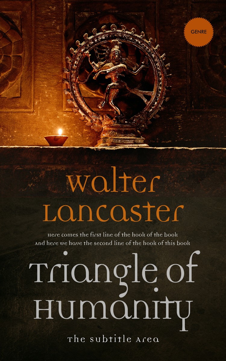 2D view of Premade Religion & Spirituality Book Cover - Eternity