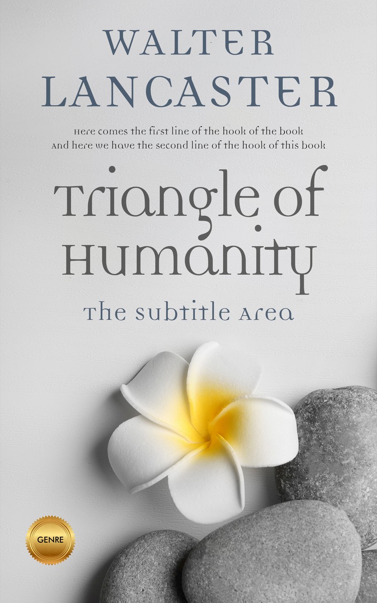 2D view of Premade Health & Mind & Body Book Cover - Quill Gray