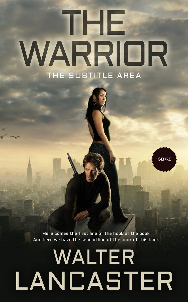 2D view of Premade Action & Adventure Book Cover - Armadillo