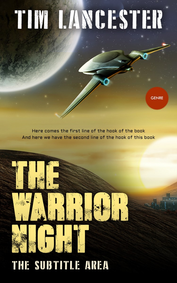 2D view of Premade Science Fiction Book Cover - Zombie