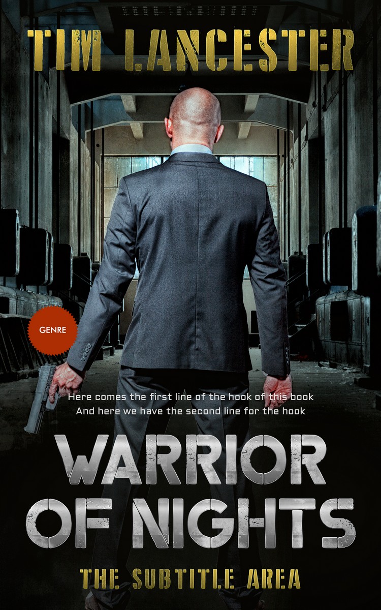 2D view of Premade Mystery & Thriller & Suspense Book Cover - Woodsmoke