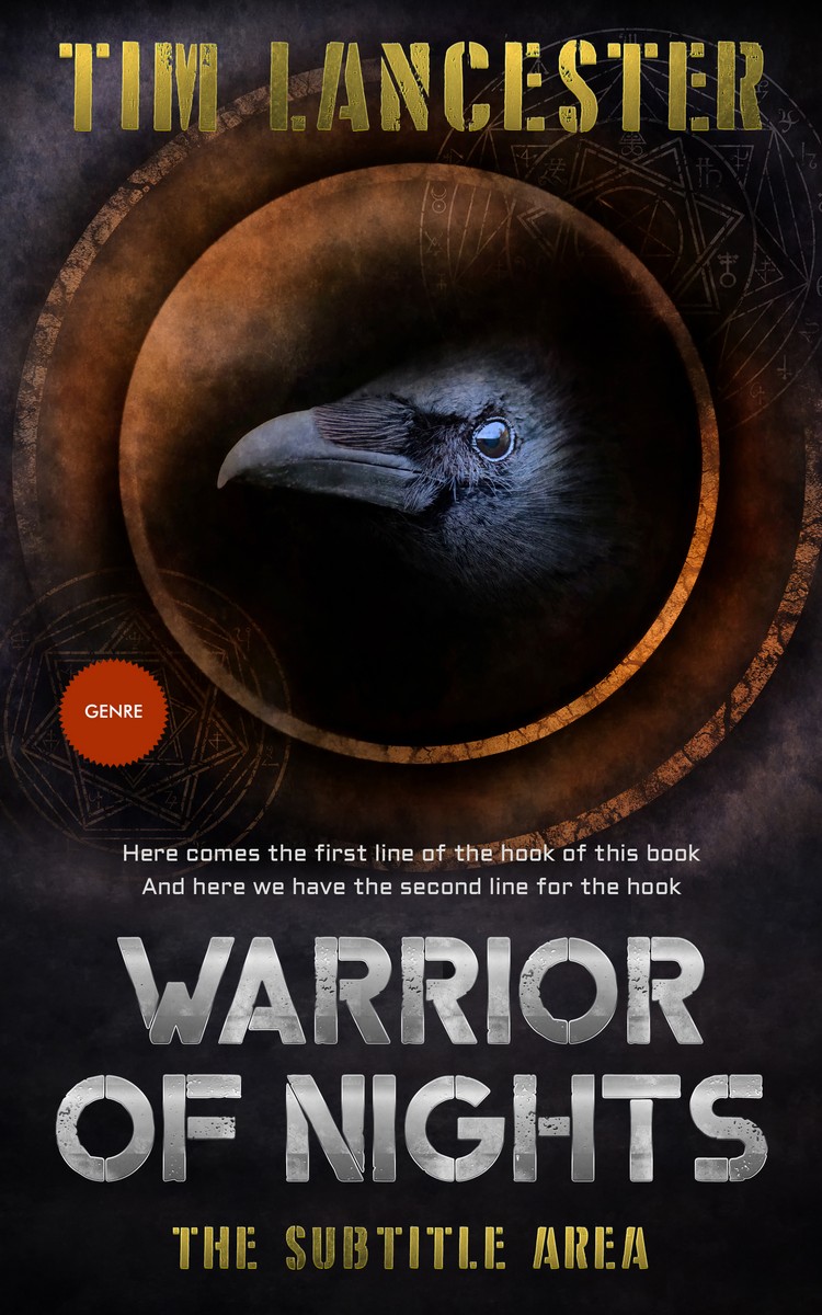 2D view of Premade Horror Book Cover - Cocoa Brown