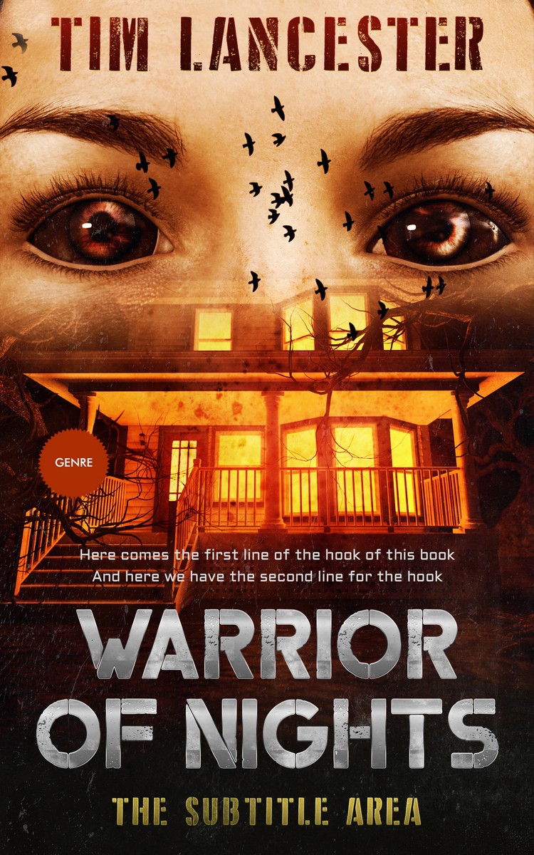 2D view of Premade Mystery & Thriller & Suspense Book Cover - Di Serria