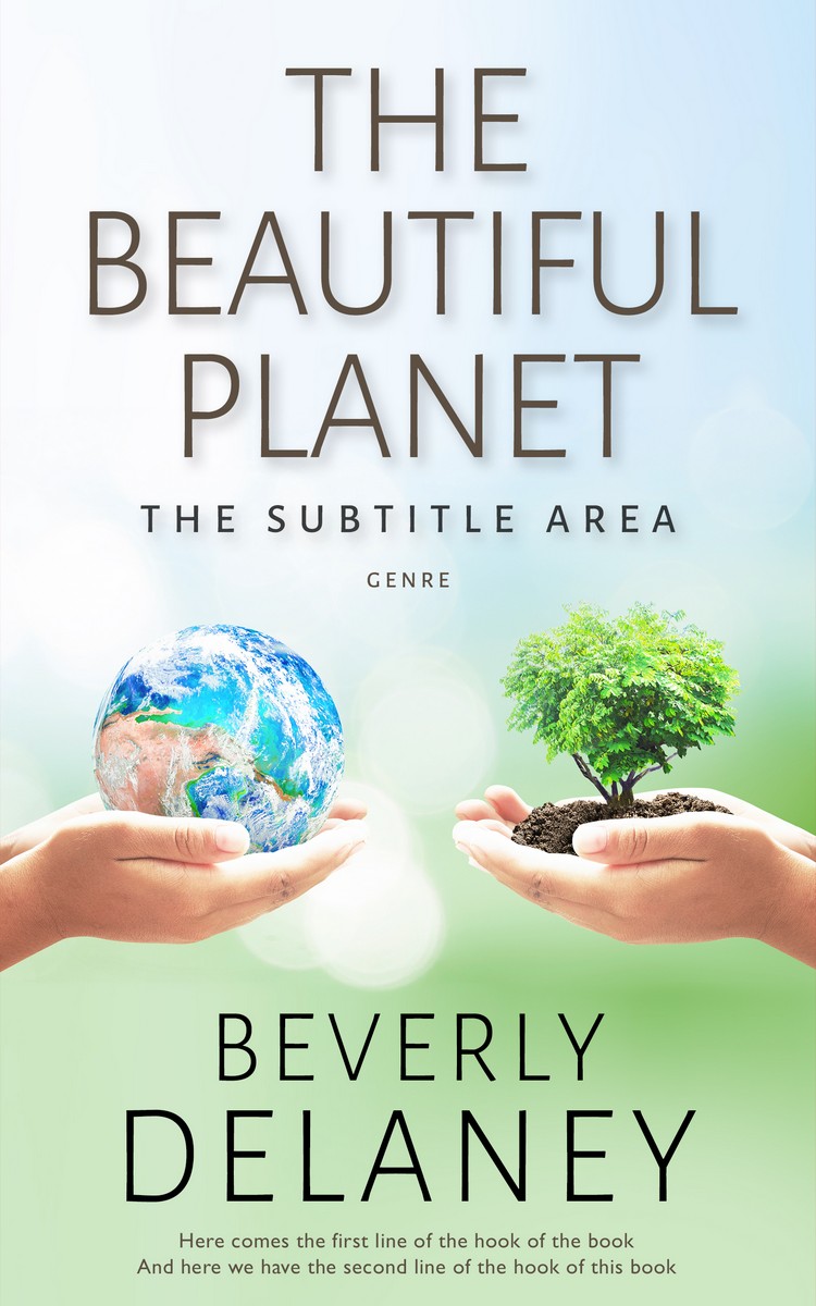 2D view of Premade Science & Nature Book Cover - Surf Crest