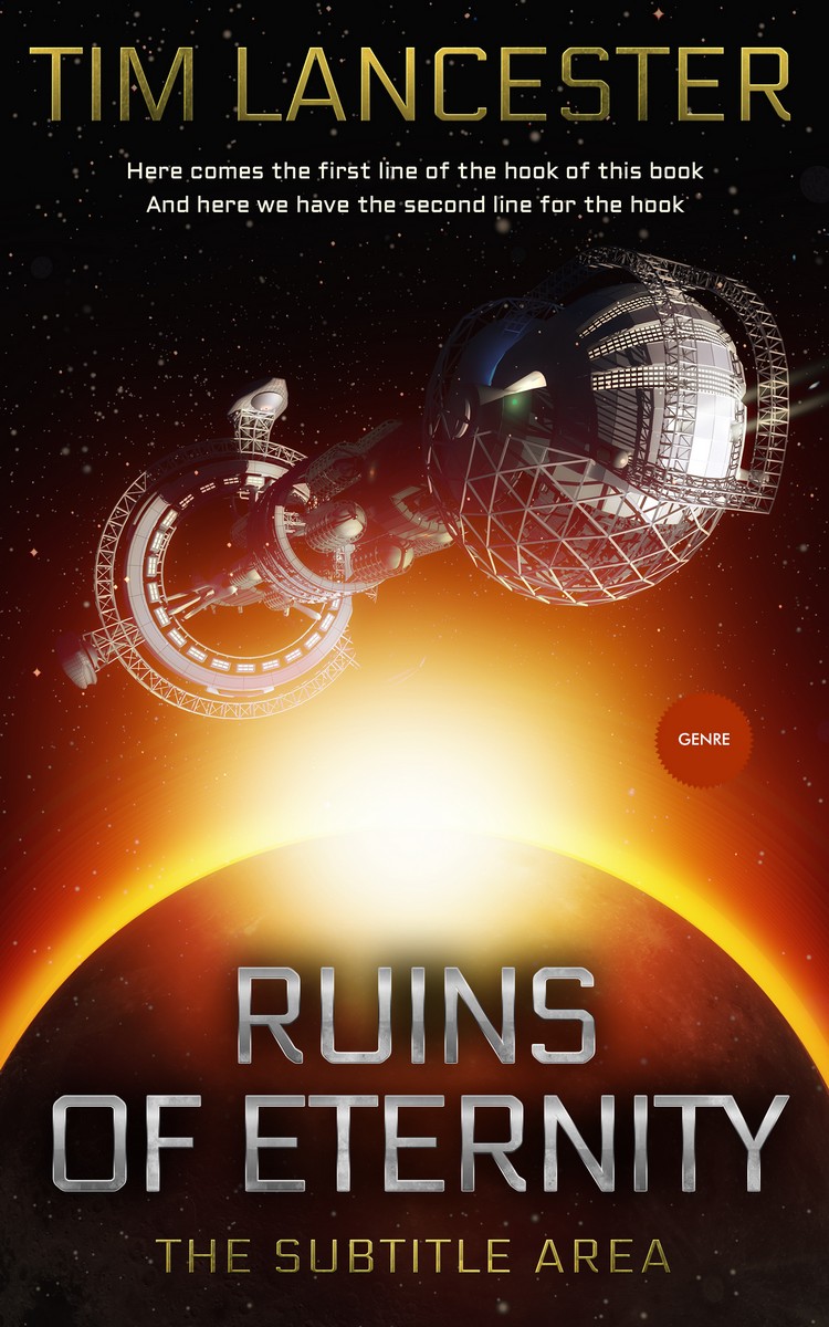 2D view of Premade Science Fiction Book Cover - Whiskey