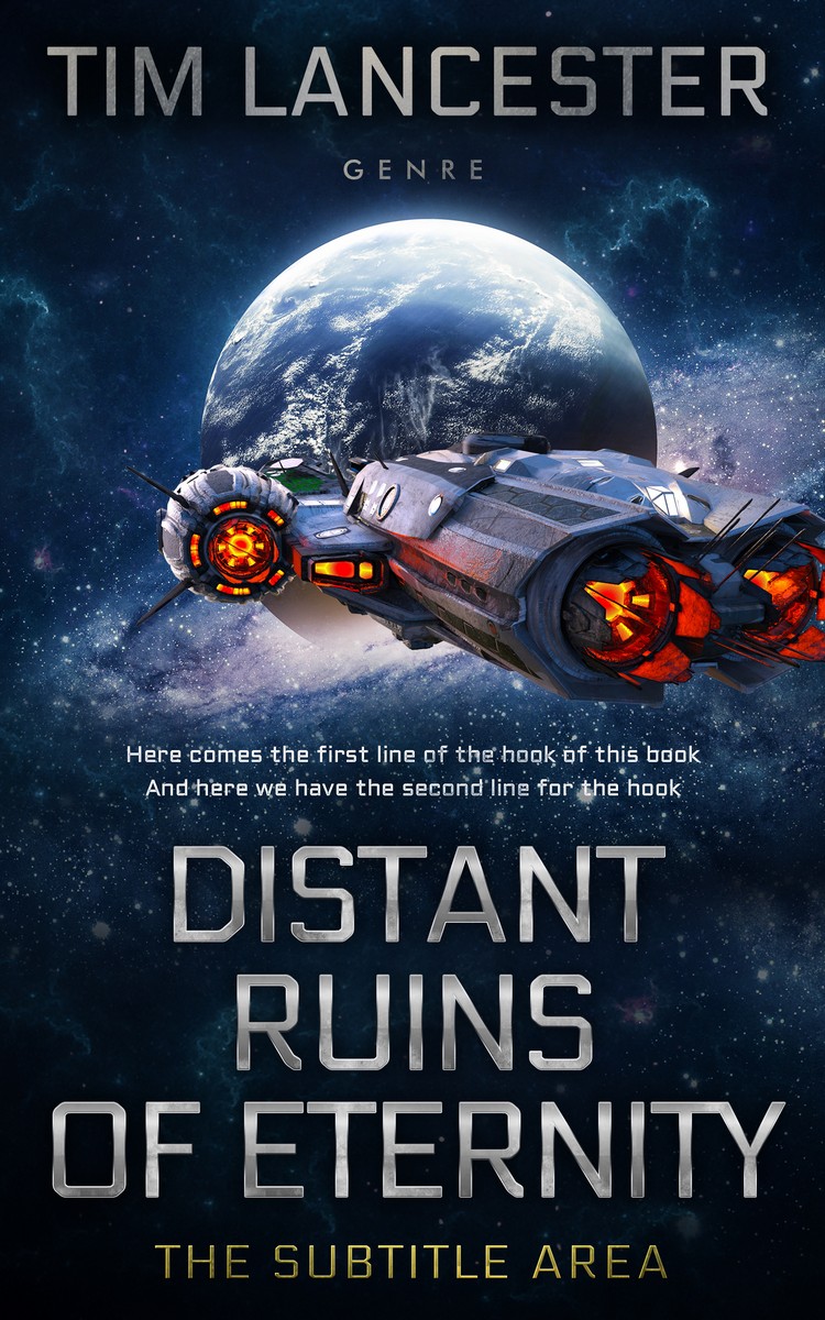 2D view of Premade Science Fiction Book Cover - Firefly