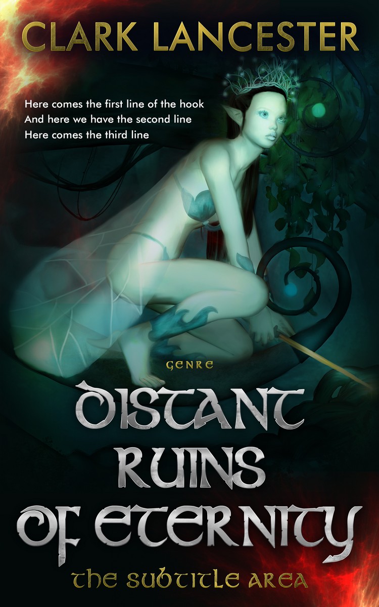 2D view of Premade Fantasy Book Cover - Aztec