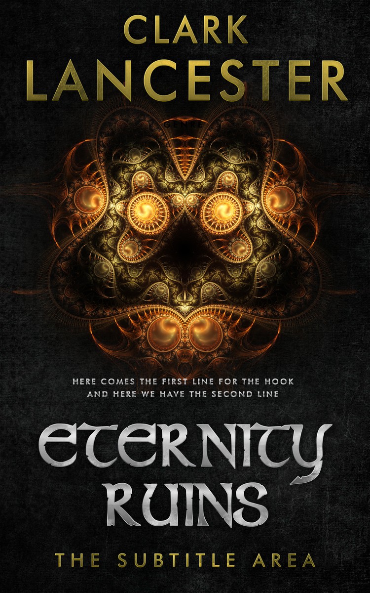 2D view of Premade Fantasy Book Cover - Zeus