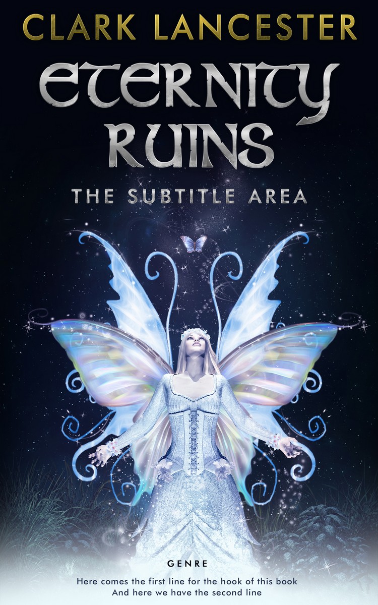 2D view of Premade Fantasy Book Cover - Mirage