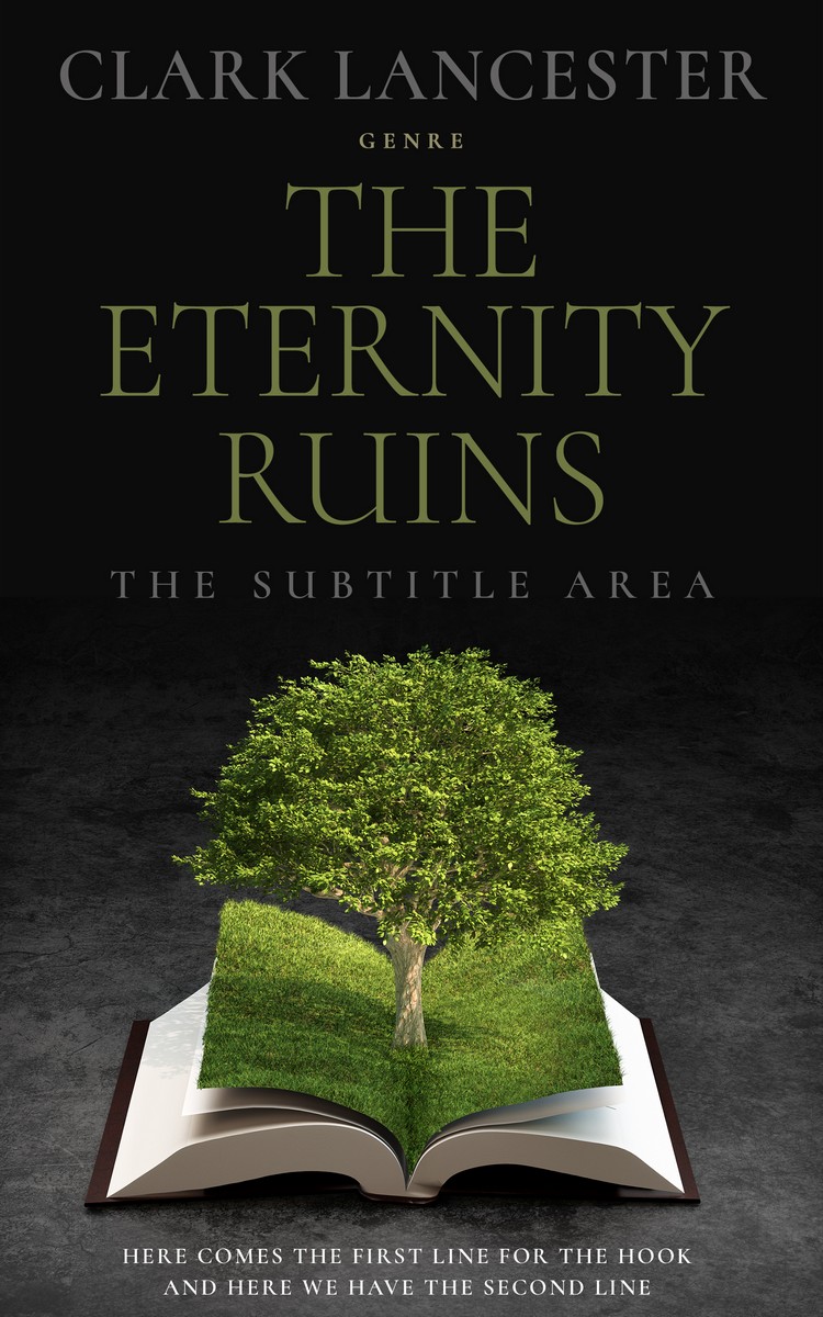 2D view of Premade Environment & Ecology Book Cover - Log Cabin