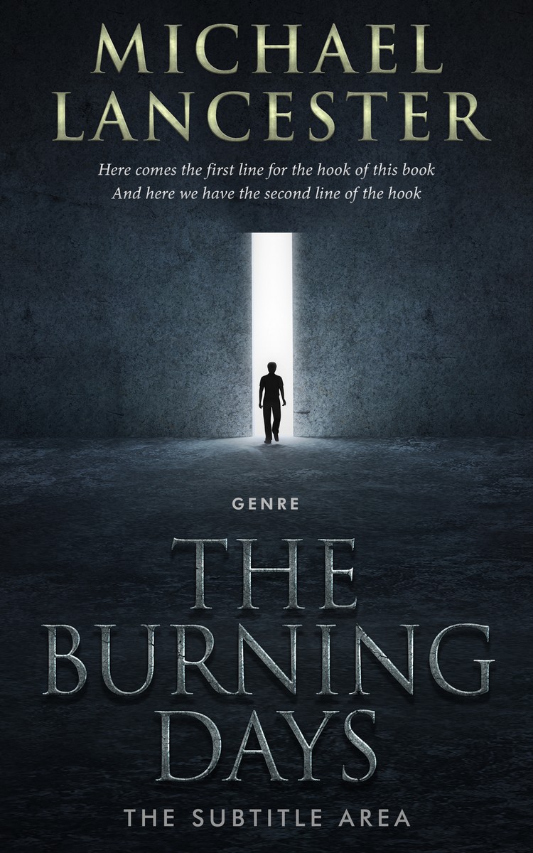 2D view of Premade Mystery & Thriller & Suspense Book Cover - Ebony Clay