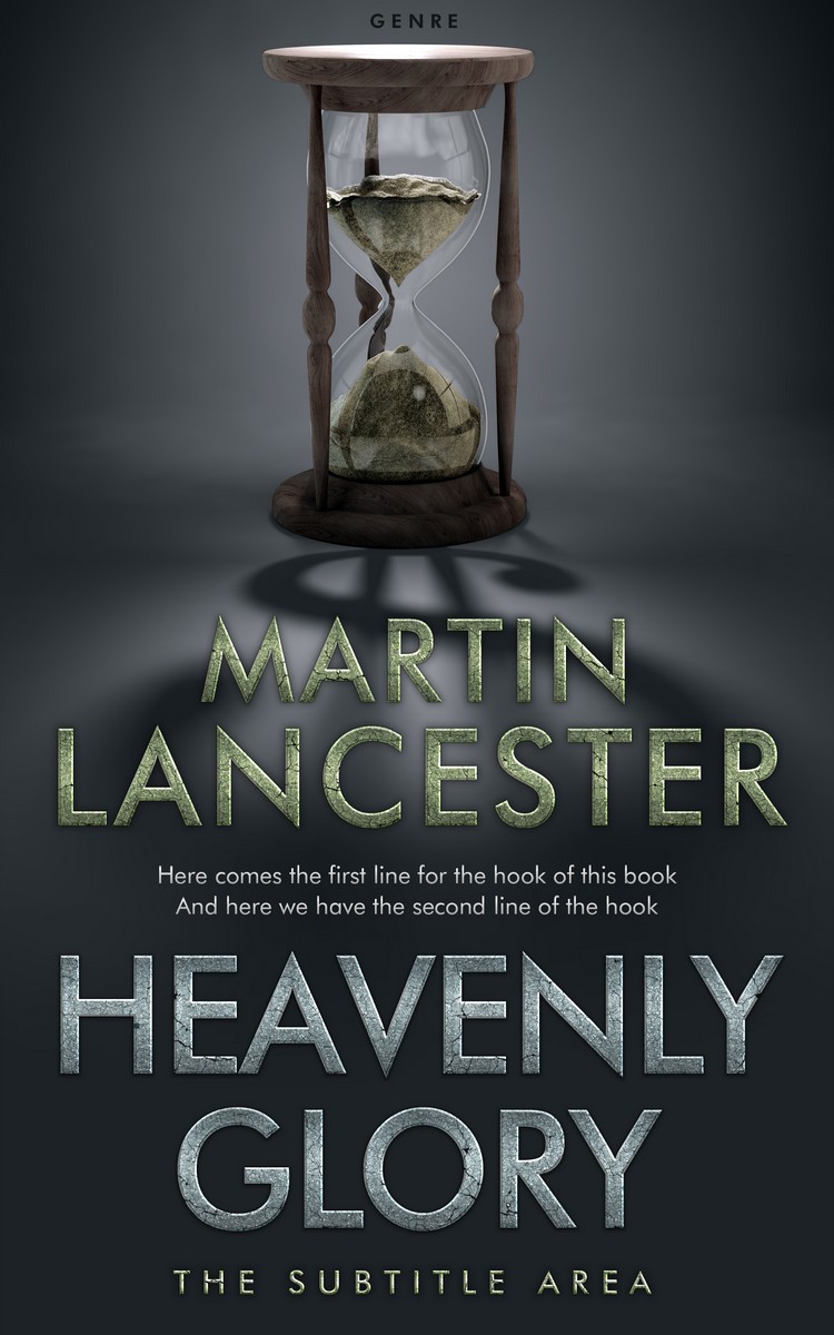 2D view of Premade Business Book Cover - Outer Space