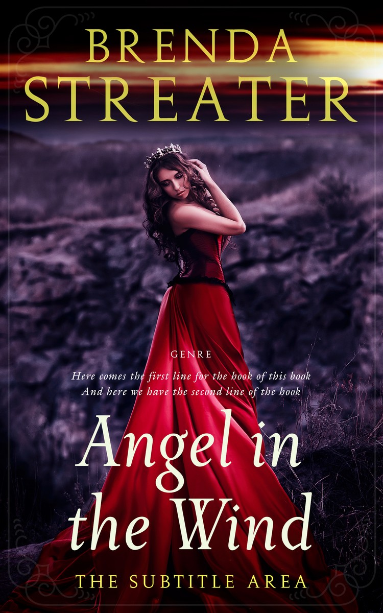 2D view of Premade Romance Book Cover - Revolver