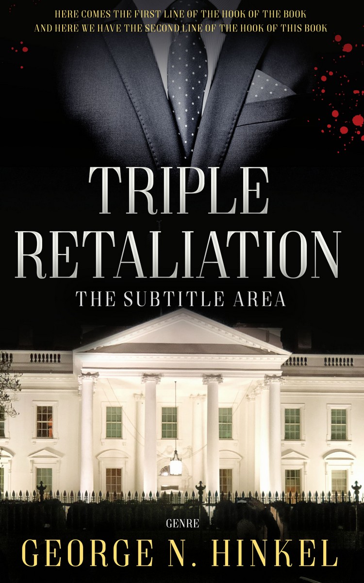 2D view of Premade Mystery & Thriller & Suspense Book Cover - Cod Gray