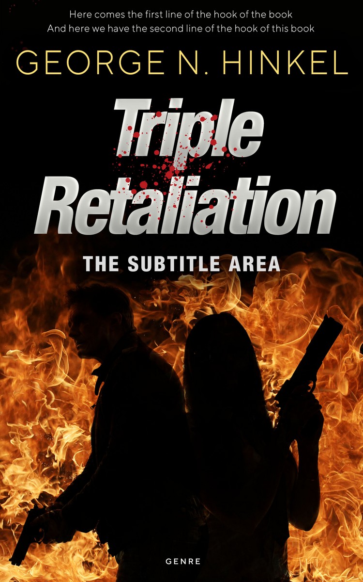 2D view of Premade Mystery & Thriller & Suspense Book Cover - Asphalt