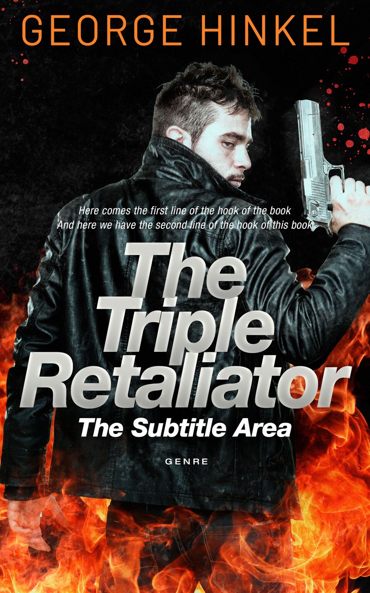 2D view of Premade Mystery & Thriller & Suspense Book Cover - Zeus