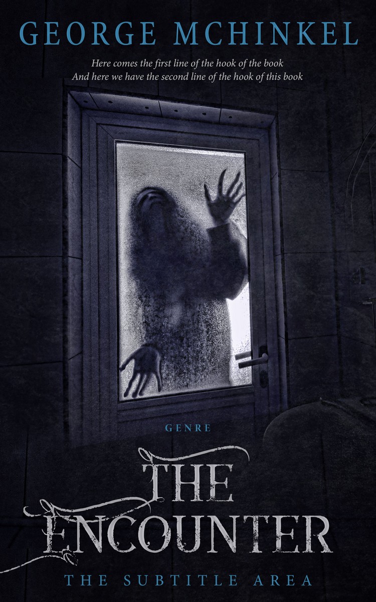 2D view of Premade Horror Book Cover - Cinder