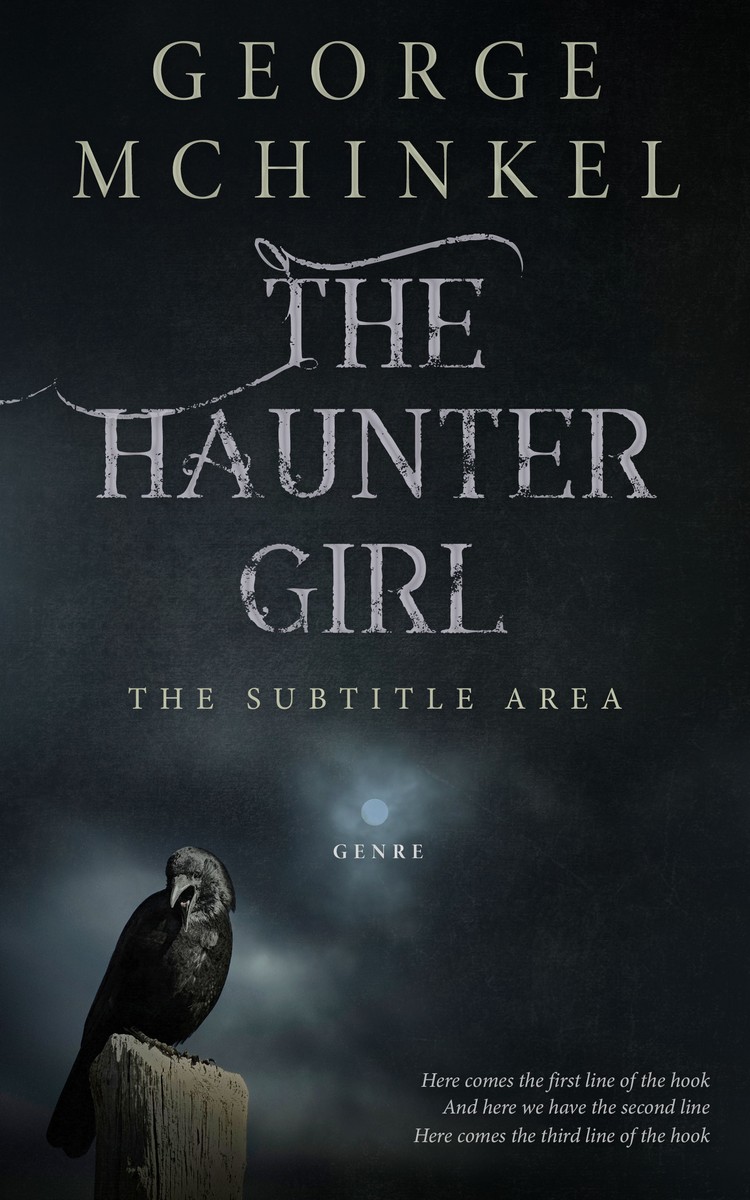 2D view of Premade Horror Book Cover - Shark