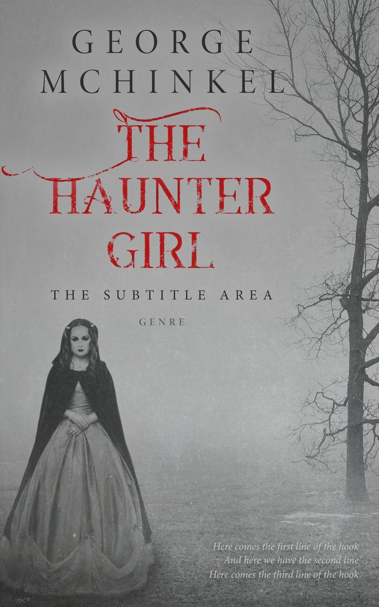 2D view of Premade Horror Book Cover - Stack