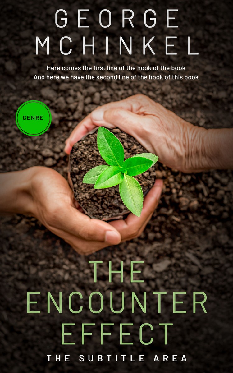 2D view of Premade Environment & Ecology Book Cover - Oil