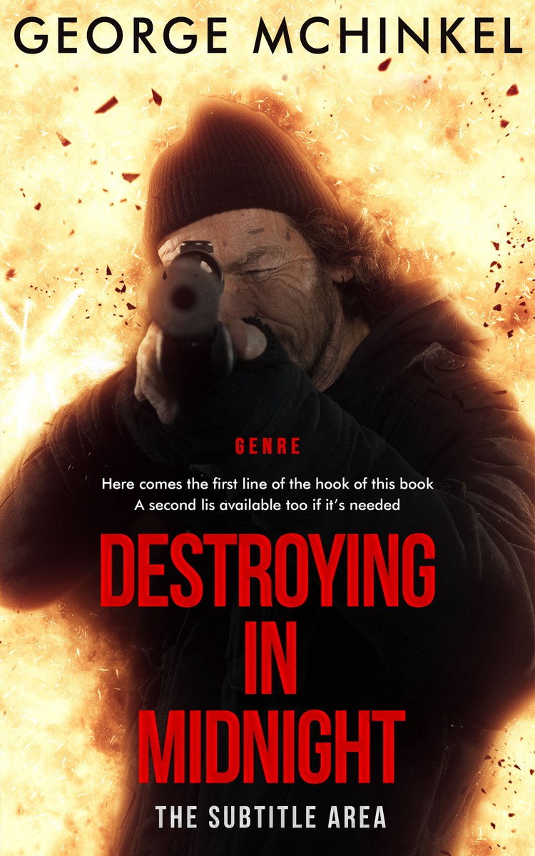 2D view of Premade Mystery & Thriller & Suspense Book Cover - Manhattan