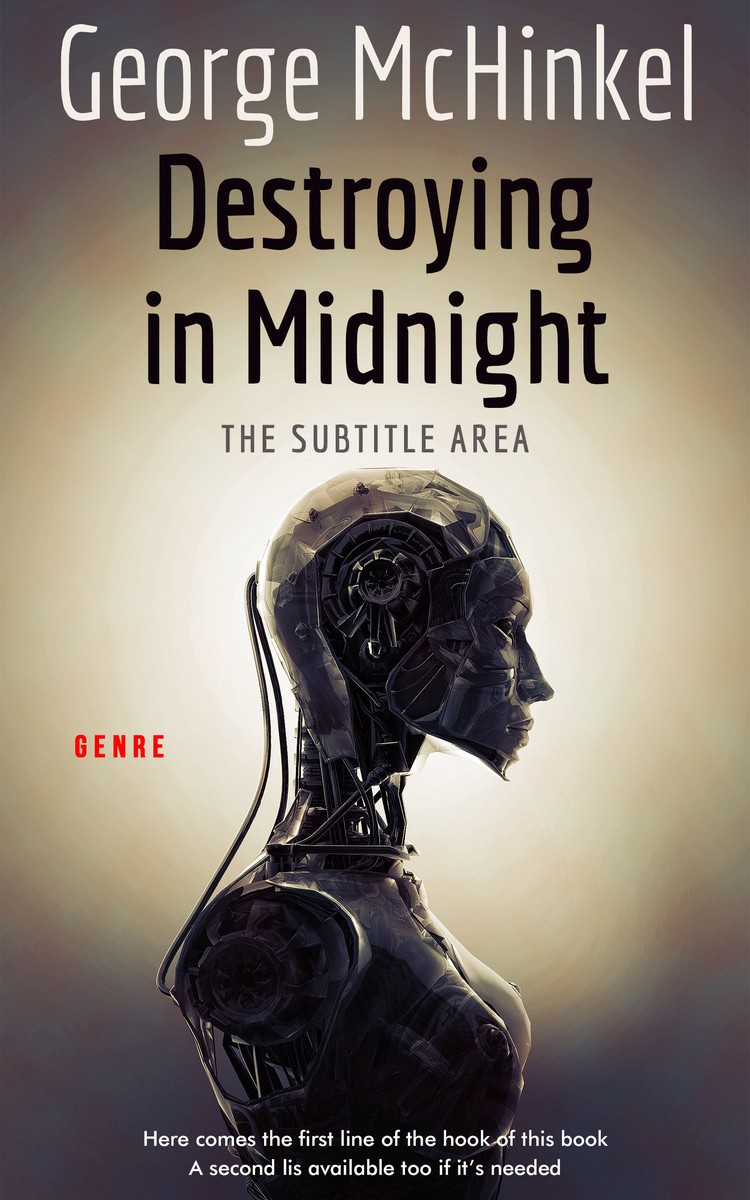 2D view of Premade Science Fiction Book Cover - Coral Reef