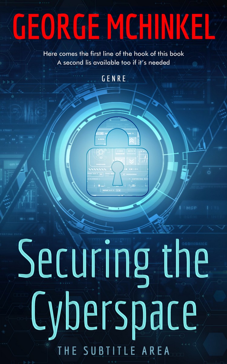 2D view of Premade Business Book Cover - Blue Zodiac