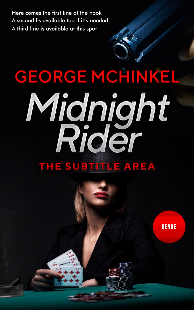 2D view of Premade Mystery & Thriller & Suspense Book Cover - Bunker