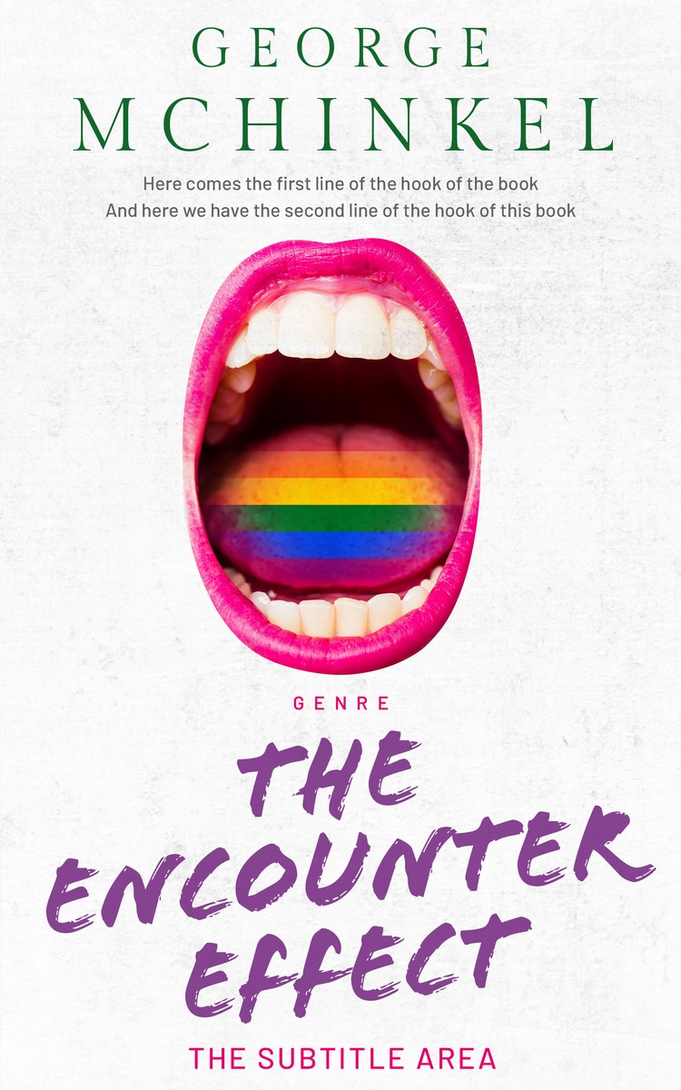 2D view of Premade Teen & Young Adult Book Cover - Hint Of Red