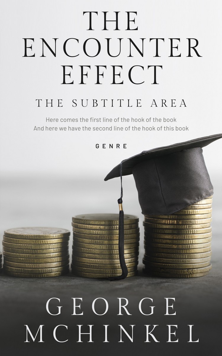 2D view of Premade Business Book Cover - Mercury