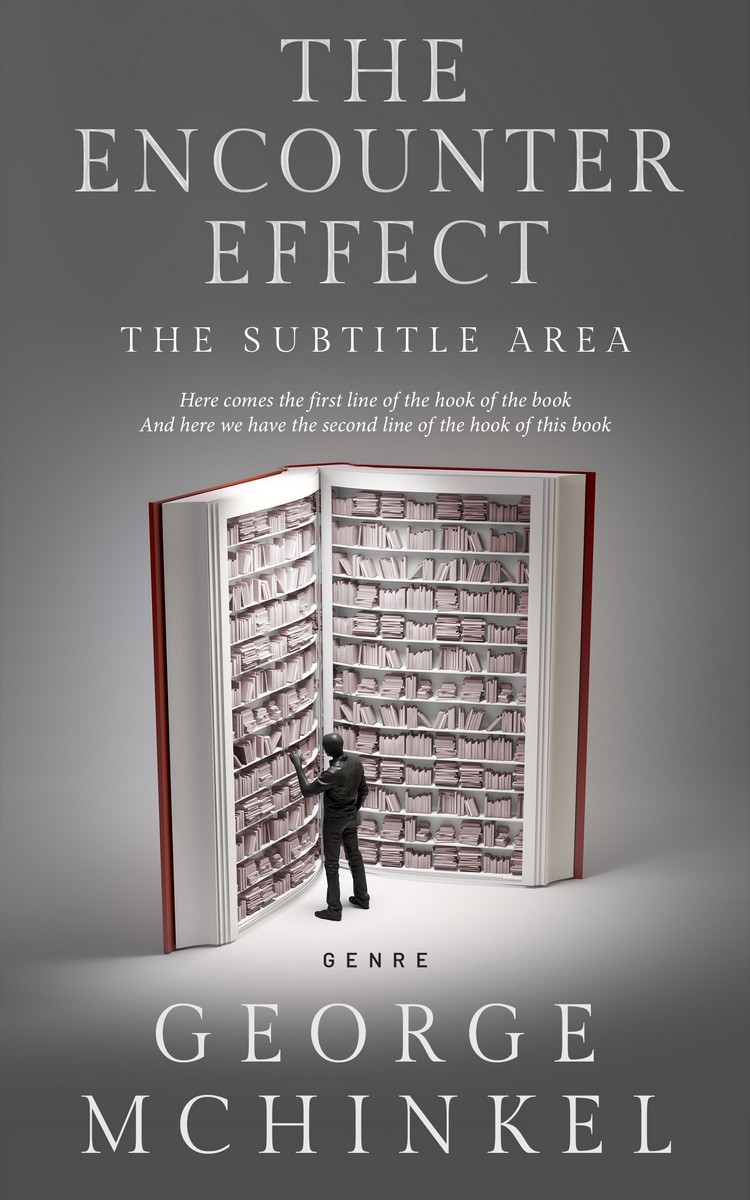 2D view of Premade Education Book Cover - Dove Gray