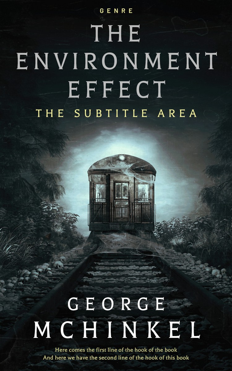 2D view of Premade Fantasy Book Cover - Woodsmoke