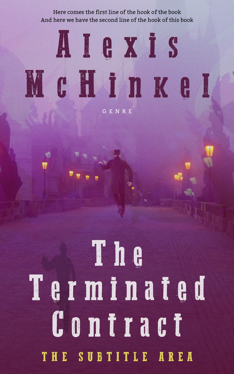 2D view of Premade Mystery & Thriller & Suspense Book Cover - Finn