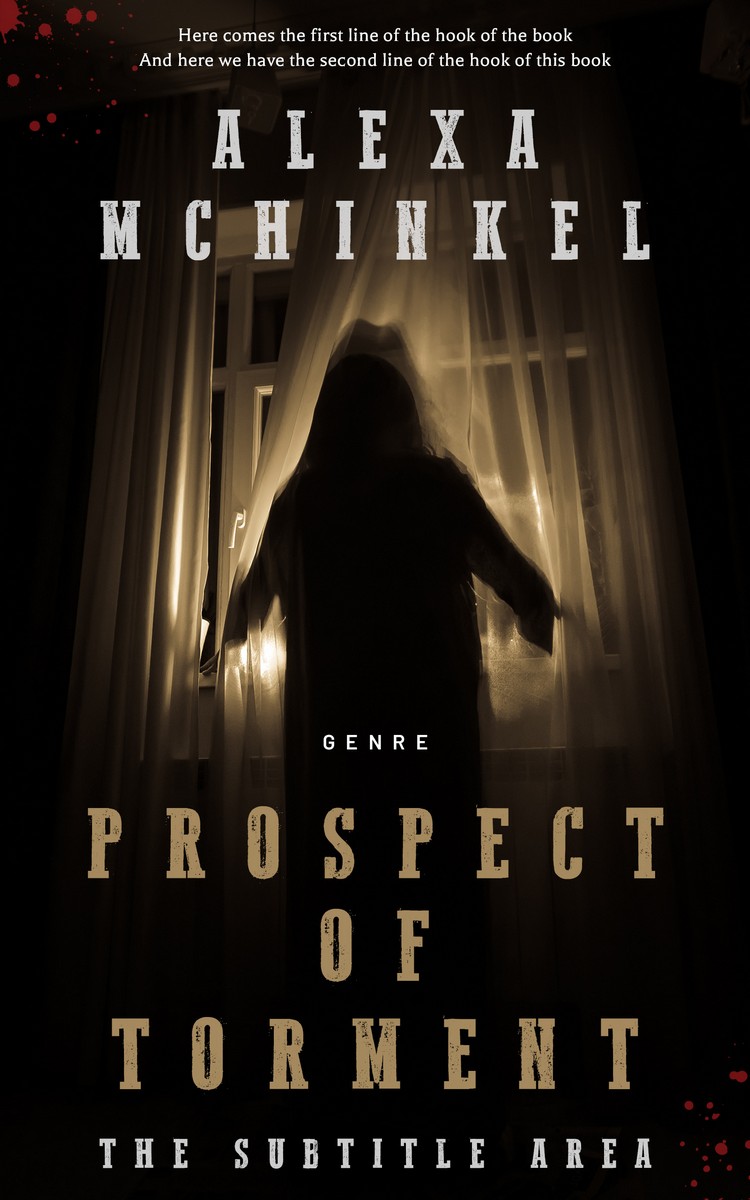 2D view of Premade Mystery & Thriller & Suspense Book Cover - Night Rider