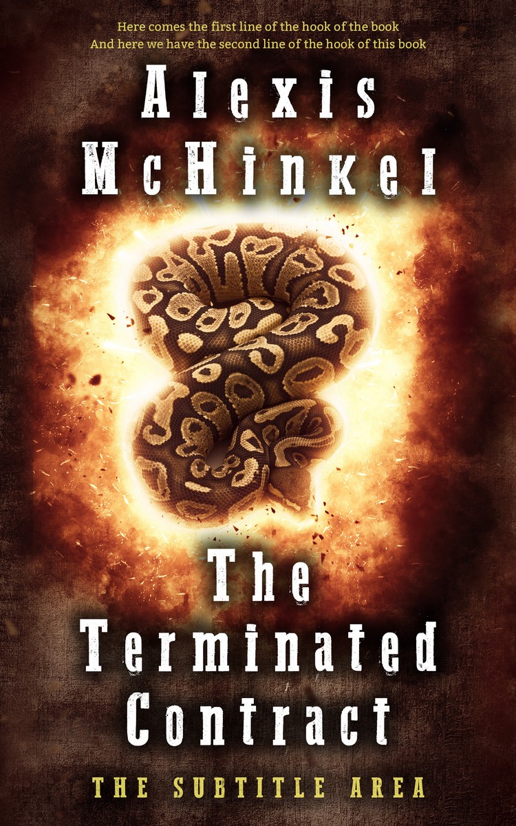 2D view of Premade Action & Adventure Book Cover - Cedar