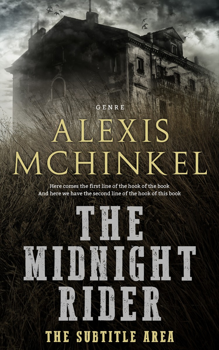 2D view of Premade Mystery & Thriller & Suspense Book Cover - Zeus