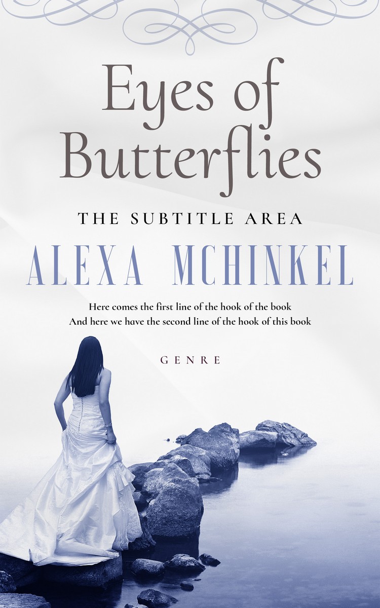 2D view of Premade Romance Book Cover - Athens Gray