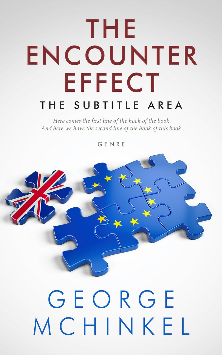 2D view of Premade Politics & Law & Society Book Cover - Cerulean Blue