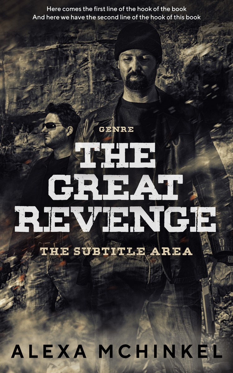 2D view of Premade Mystery & Thriller & Suspense Book Cover - Thunder