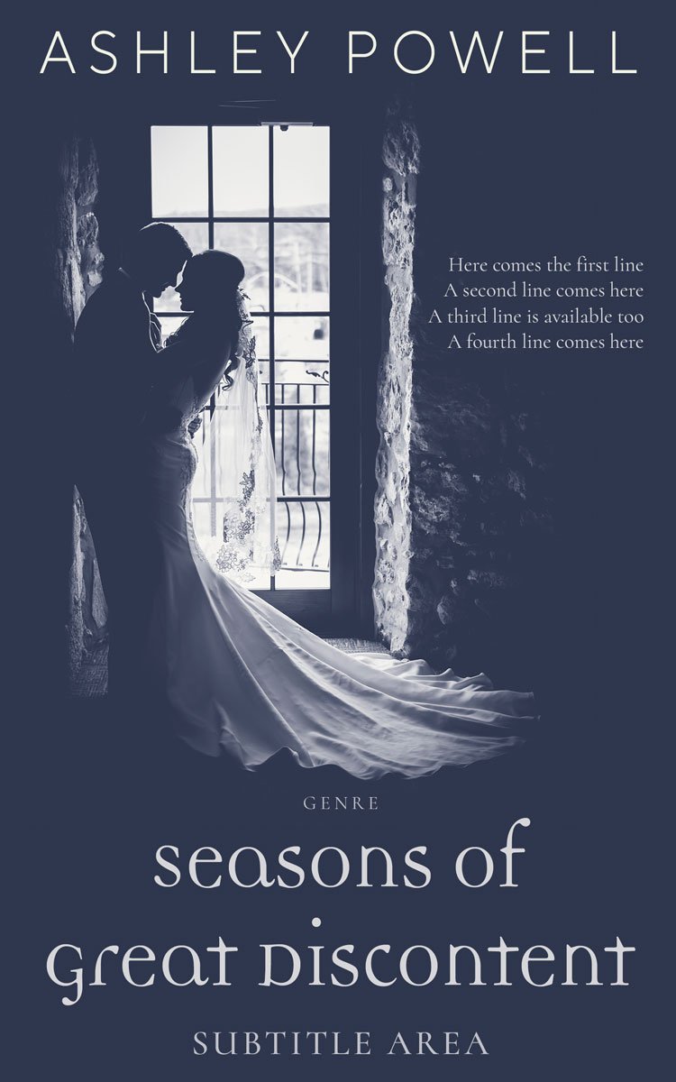 2D view of Premade Romance Book Cover - Pickled Bluewood