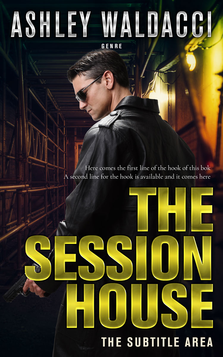 2D view of Premade Science Fiction Book Cover - Turmeric