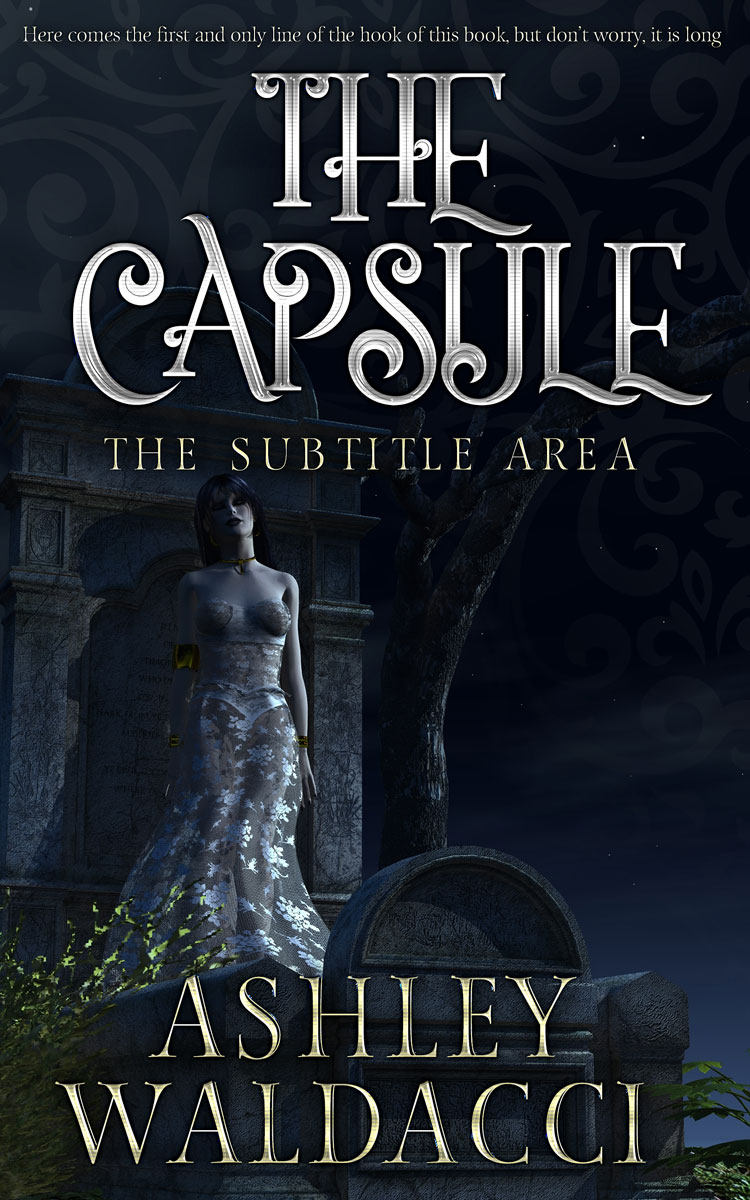 2D view of Premade Fantasy Book Cover - Vulcan