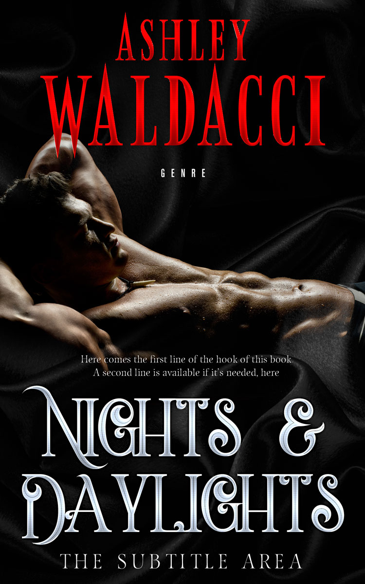 2D view of Premade Erotica Book Cover - Old Rose